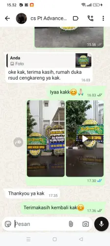 Testimonial Papan Bunga Pernikahan jakarta utara