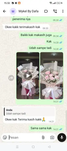 Testimonial Buket Bunga jakarta utara
